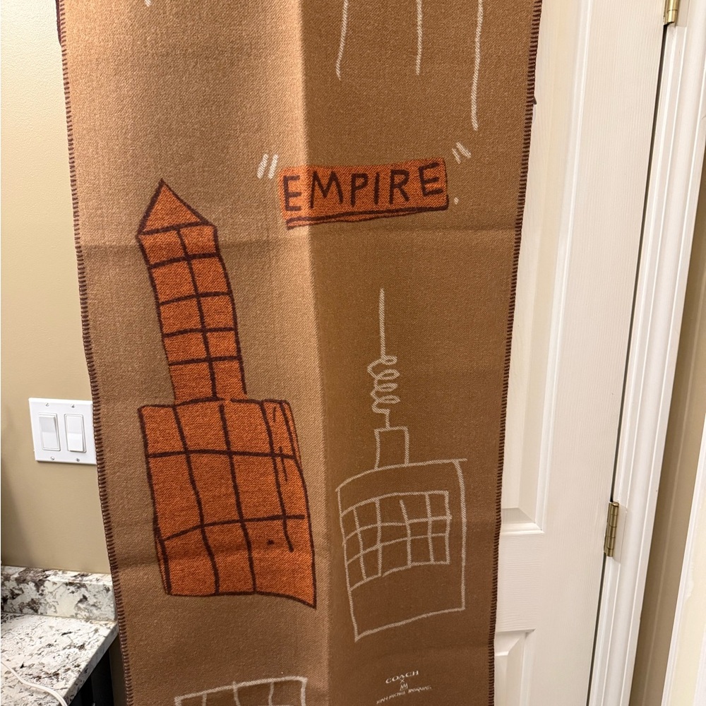 Coach X Jean Michel Basquiat Scarf oversized - Picture 1 of 7